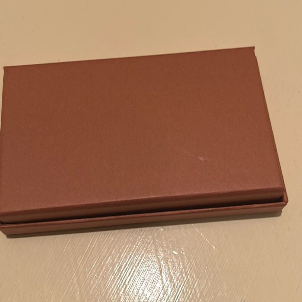 Louis Vuitton LV Rectangle Gift Box Brown Textured Lift Lid Luxe Storage Display - Picture 3 of 11